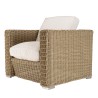 KALLY 5-Seater Garden Furniture Set - Taupe Synthetic Rattan