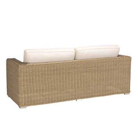 KALLY 5-Seater Garden Furniture Set - Taupe Synthetic Rattan