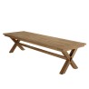 KALLY Garden Furniture Set - Recycled Teak Table & Benches