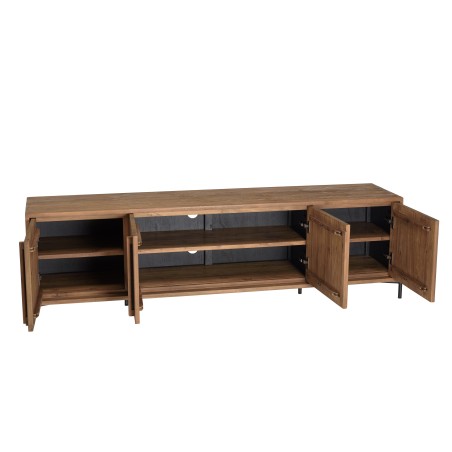 Meuble TV SIXTINE en bois de teck recyclé