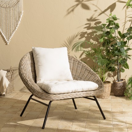 Fauteuil lounge KALLY en kubu