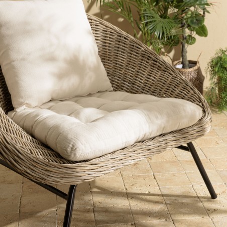 Fauteuil lounge KALLY en kubu