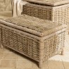Set de 2 coffres de rangement KALLY en kubu naturel