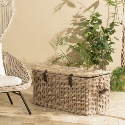KALLY Storage Chest in Natural Kubu 100cm