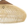 Suspension SIXTINE en rotin naturel 65x65cm
