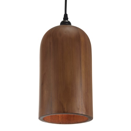 SIXTINE Elongated Pendant Light - Recycled Teak Wood
