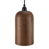 SIXTINE Elongated Pendant Light - Recycled Teak Wood