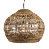 SIXTINE 'Ball' Pendant Light 60x60cm - Natural Abaca & Teak