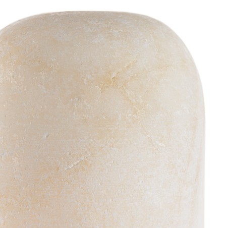 Lampe de table SIXTINE en onyx et teck