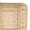 Lampadaire SIXTINE en rotin naturel 39x39cm