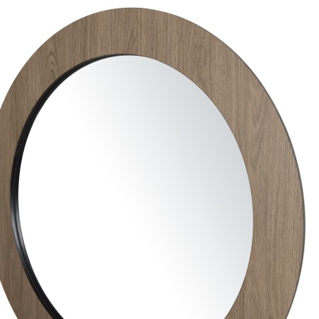 Miroir rond JULIA 80x80cm couleur mocha