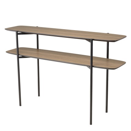 JULIA Double Tray Console Table 120x33cm Mocha Color