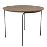 Table basse ronde JULIA 60x60cm mocha
