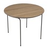 Table basse ronde JULIA 60x60cm mocha