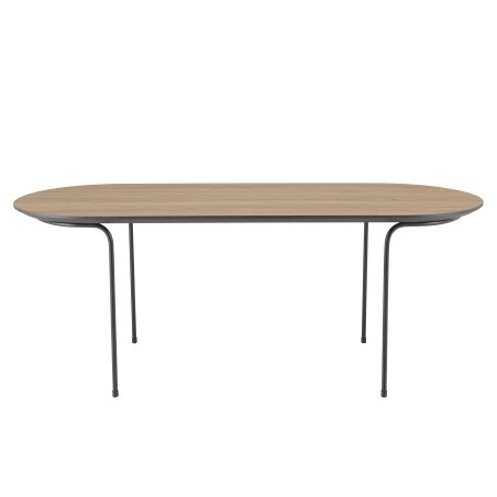 JULIA Rectangular Coffee Table 100x40cm - Mocha Metal Legs