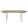 JULIA Rectangular Coffee Table 100x40cm - Mocha Metal Legs