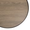 Table d'appoint JULIA ronde 40x40cm mocha métal