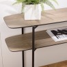 JULIA Double Tray Console Table 120x33cm Mocha Color
