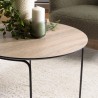 JULIA Round Coffee Table 60x60cm - Mocha Color
