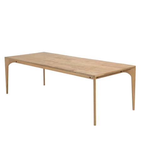 Table à manger extensible MAXENCE en teck recyclé