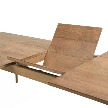 Table à manger extensible MAXENCE en teck recyclé