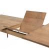 Table à manger extensible MAXENCE en teck recyclé