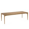 MAXENCE - Extendable Dining Table 240/292x100cm Recycled Teak