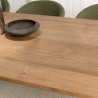 Table à manger MAXENCE en teck recyclé 220x100cm