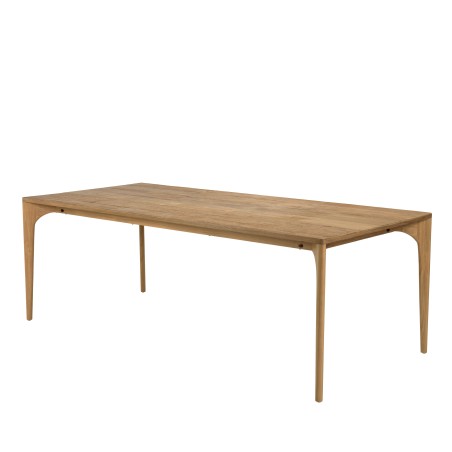 MAXENCE - Rectangular Dining Table 220x100cm Recycled Teak