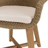 KALLY Set no. 17 Recycled Teak & Rattan Garden Furniture Set for 6 People