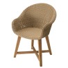 KALLY Set no. 17 Recycled Teak & Rattan Garden Furniture Set for 6 People