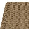 Ensemble table teck et chaises rotin - KALLY Lot n°19