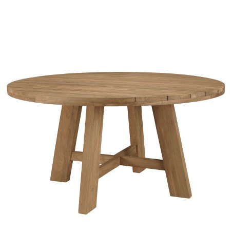 KALLY Set no. 27 Recycled Teak & Rattan Garden Furniture Set for 4 People