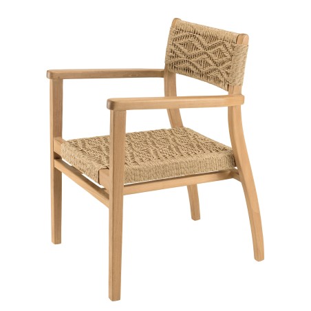 VALERIA - Set no. 3 Recycled Teak and Synthetic Rattan Garden Furniture Set