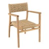 VALERIA - Set no. 3 Recycled Teak and Synthetic Rattan Garden Furniture Set