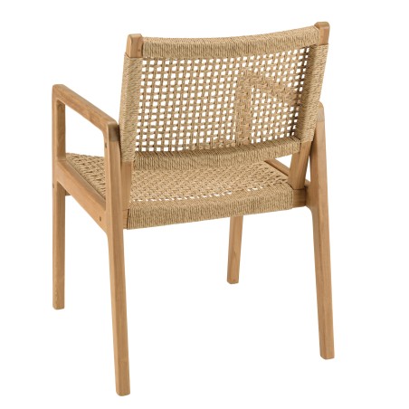 VALERIA - Set no. 5 Recycled Teak and Rattan Garden Furniture Set