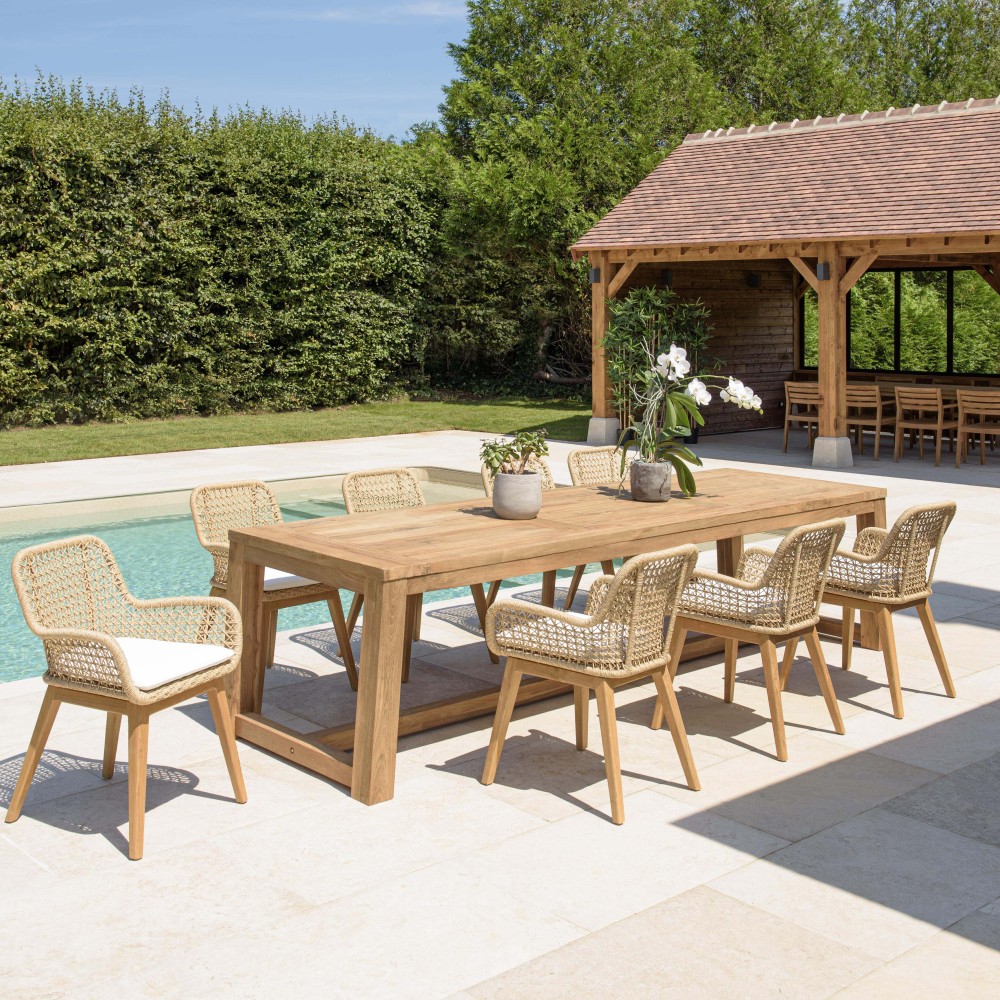 VALERIA - Set no. 6 Recycled Teak Garden Furniture Set VALERIA - Set no. 6 Recycled Teak Garden Furniture Set
