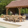 VALERIA - Set no. 11 Recycled Teak Garden Furniture Set | Outdoor Dining Set