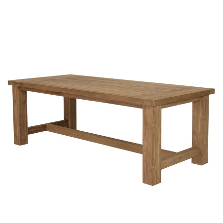 Lot n°12 VALERIA Salon de jardin teck recyclé rotin synthétique