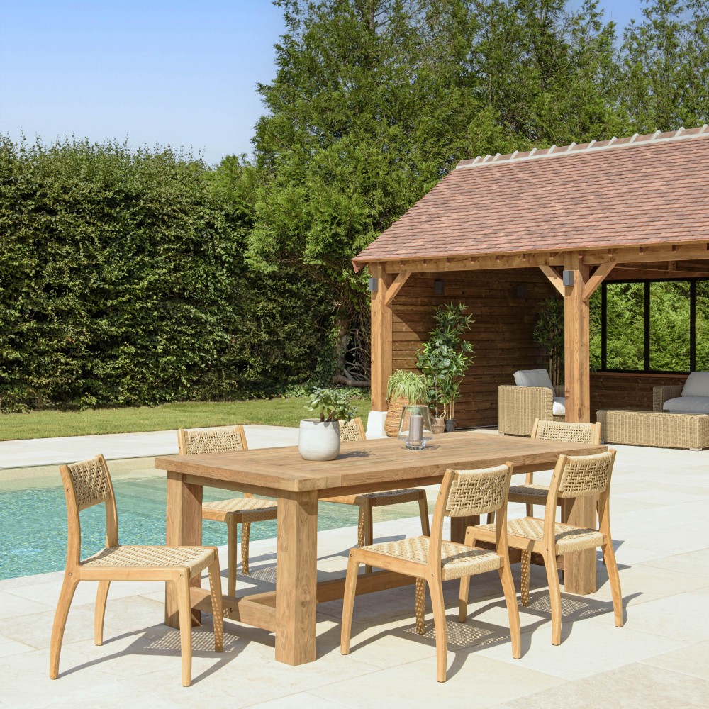 VALERIA - Set no. 13 Recycled Teak Garden Furniture Set VALERIA - Set no. 13 Recycled Teak Garden Furniture Set