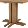 Salon de jardin teck recyclé rotin synthétique 4 pers. - Lot n°20