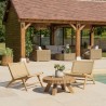 VALERIA - Set no. 34 Recycled Teak Garden Furniture Set for 2 People