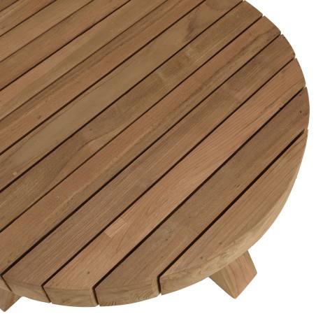 Salon de jardin VALERIA - Lot n°35 en teck recyclé et rotin synthétique