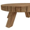 Salon de jardin VALERIA - Lot n°35 en teck recyclé et rotin synthétique