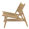 Salon de jardin VALERIA - Lot n°35 en teck recyclé et rotin synthétique