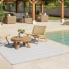 Quentin Rectangular Outdoor Rug 200x290cm Grey/White