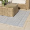 Tapis d'extérieur rectangulaire QUENTIN 160x230cm gris chiné