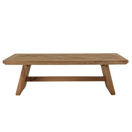Table basse rectangulaire SANDY en pin recyclé