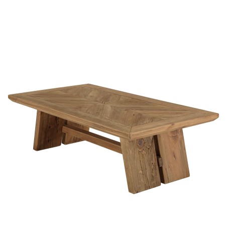 SANDY Rectangular Coffee Table 130x70cm - Recycled Pine Wood