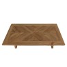 SANDY Rectangular Coffee Table 130x70cm - Recycled Pine Wood